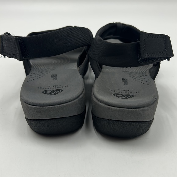 CLARKS CLOUDSTEPPERS ARLA PRIMROSE BLACK SLINGBACK SANDALS WOMEN SIZE 8 AND 12 - Picture 4 of 13